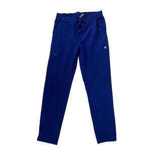 Figs Yola Skinny Scrub Pants Royal Blue Size XS